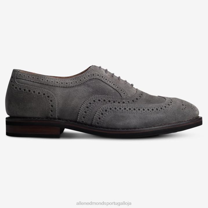 neumok camurça wingtip oxford 848L442 cinza homensAllen Edmonds