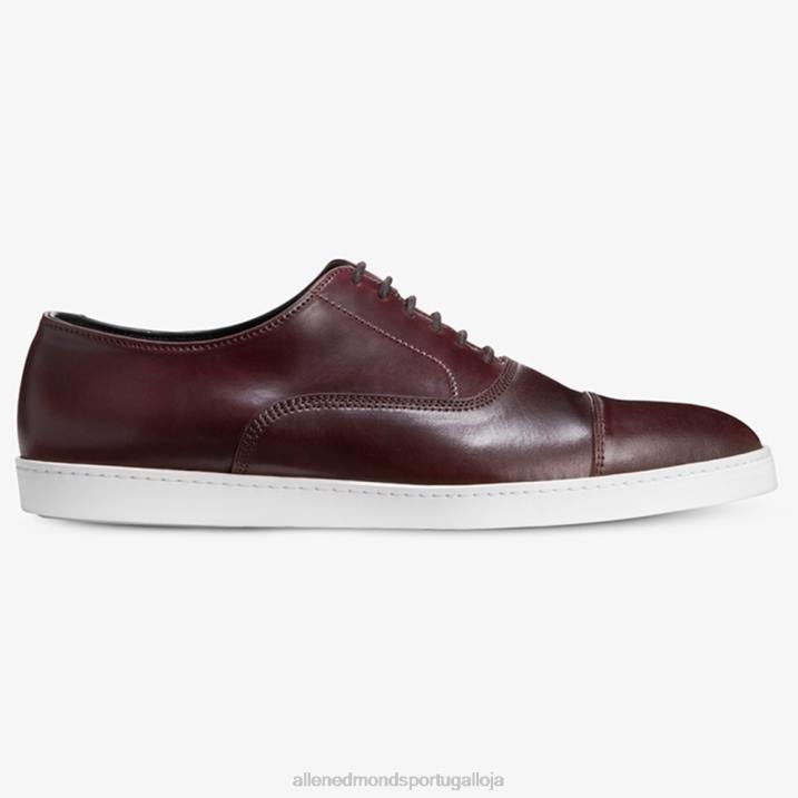 park avenue shell cordovan oxford tênis vestido 848L264 bordô de cordovão homensAllen Edmonds