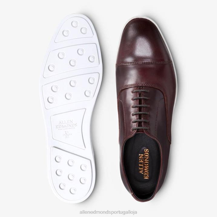 park avenue shell cordovan oxford tênis vestido 848L264 bordô de cordovão homensAllen Edmonds