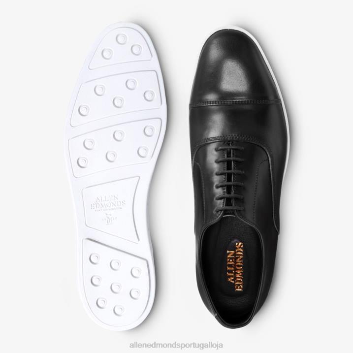 park avenue shell cordovan oxford tênis vestido 848L265 cordovão preto homensAllen Edmonds