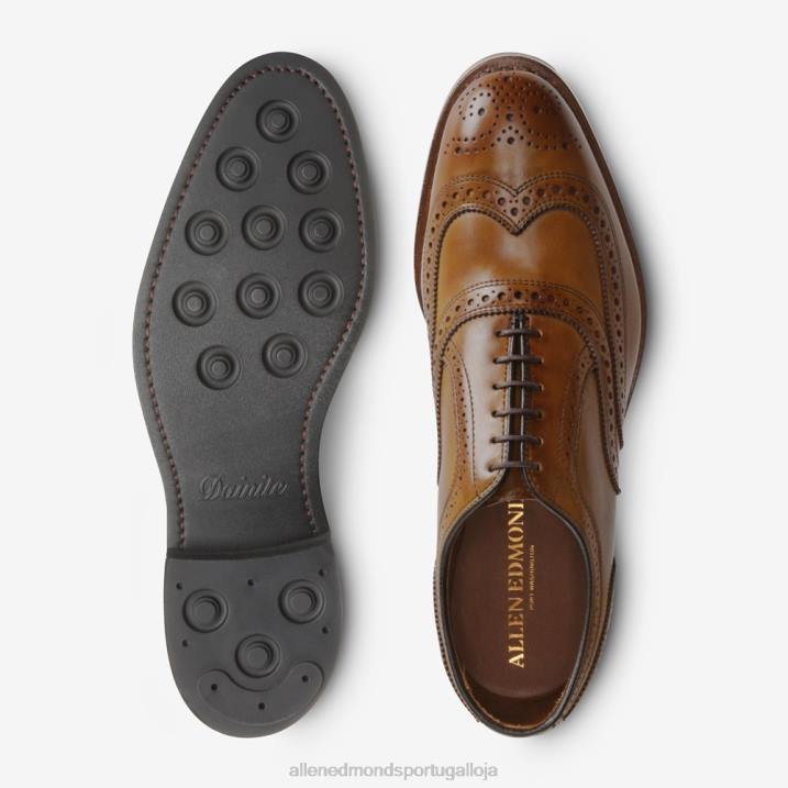 sapato social mcallister wingtip oxford com sola dainite 848L355 noz marrom homensAllen Edmonds