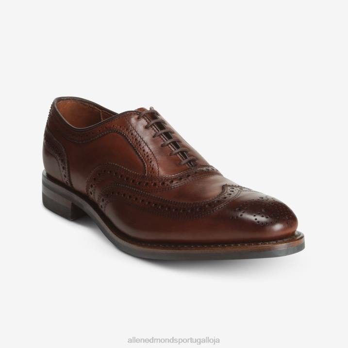 sapato social mcallister wingtip oxford com sola dainite 848L59 pimentão escuro homensAllen Edmonds