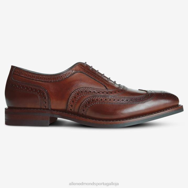 sapato social mcallister wingtip oxford com sola dainite 848L59 pimentão escuro homensAllen Edmonds