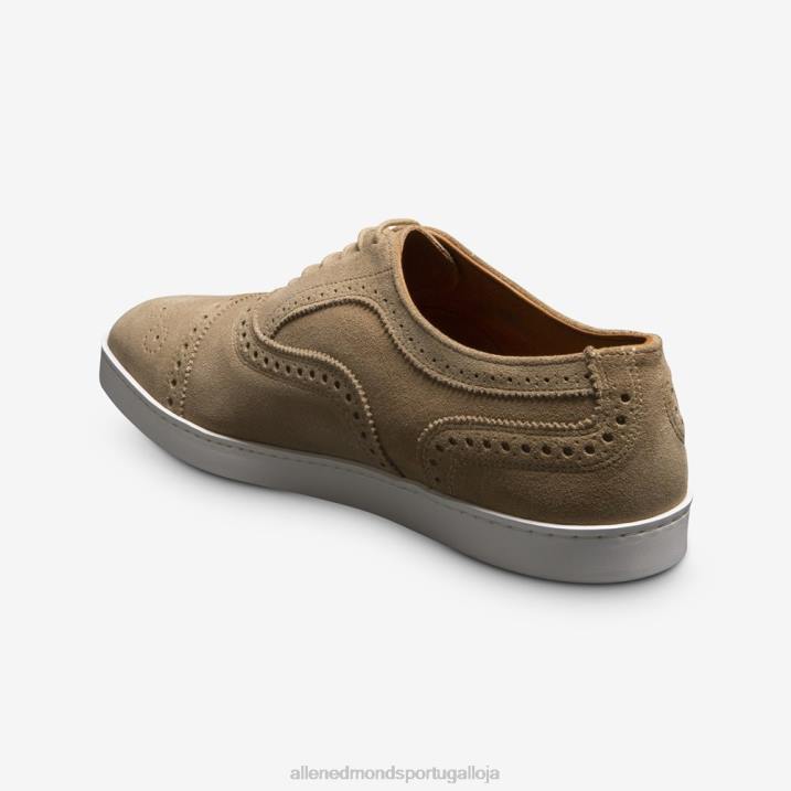 tênis oxford camurça fio 848L286 osso homensAllen Edmonds