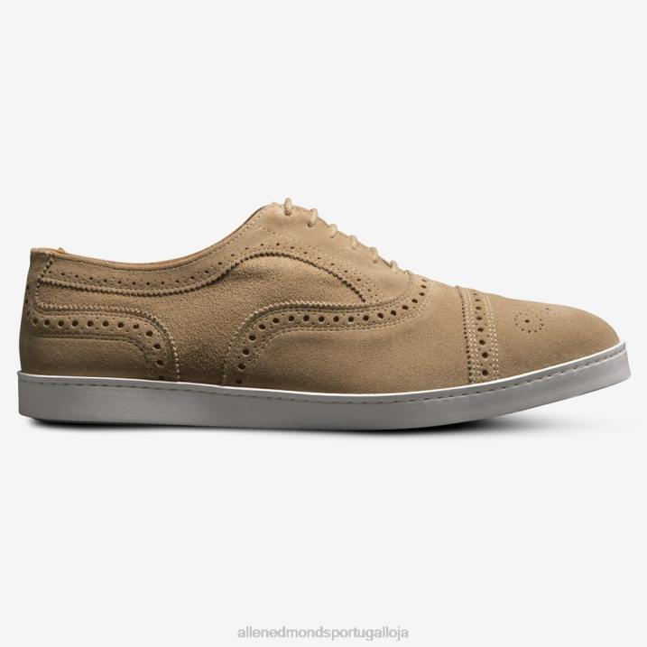 tênis oxford camurça fio 848L286 osso homensAllen Edmonds