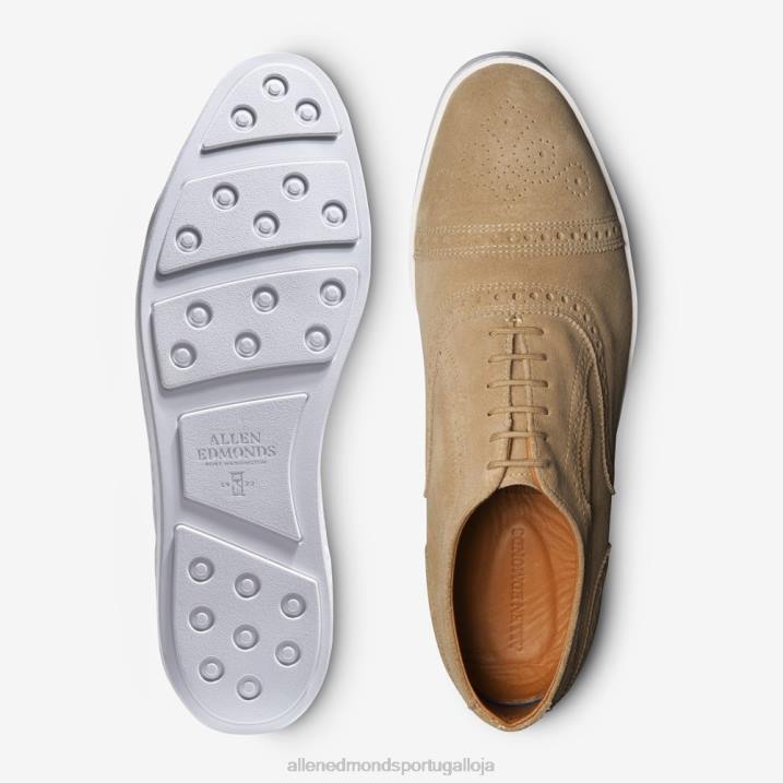 tênis oxford camurça fio 848L286 osso homensAllen Edmonds