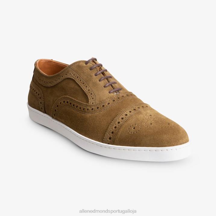 tênis oxford fio 848L240 alcaparra camurça homensAllen Edmonds