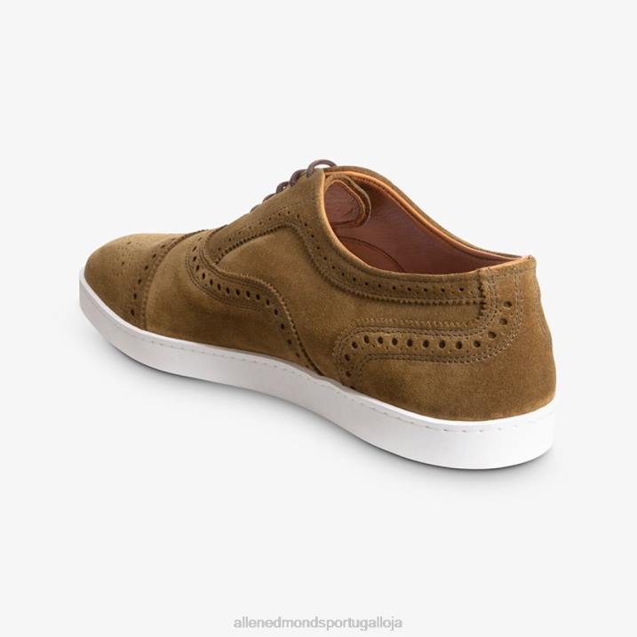 tênis oxford fio 848L240 alcaparra camurça homensAllen Edmonds