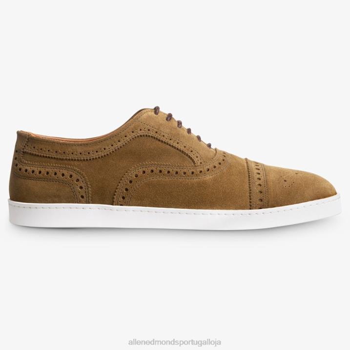 tênis oxford fio 848L240 alcaparra camurça homensAllen Edmonds