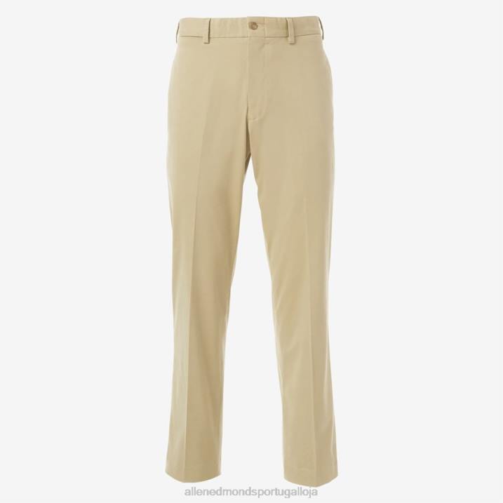 calça cáqui inteligente de ajuste clássico 848L169 caqui unissexAllen Edmonds