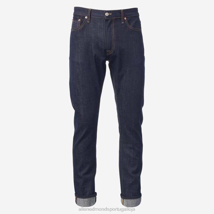 civilaire walker calça jeans slim reta 848L160 selvage azul cru unissexAllen Edmonds