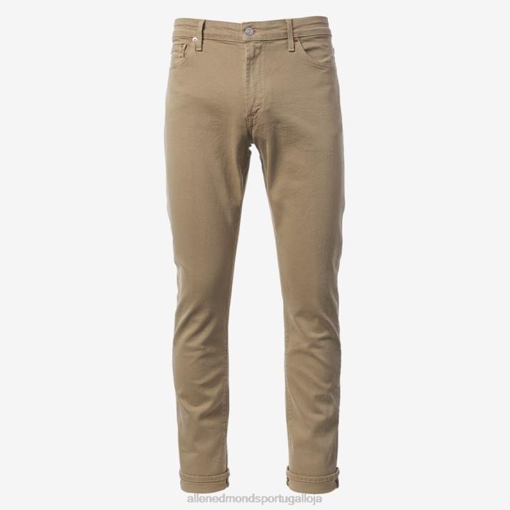 civilaire walker calça jeans slim reta 848L498 caqui unissexAllen Edmonds