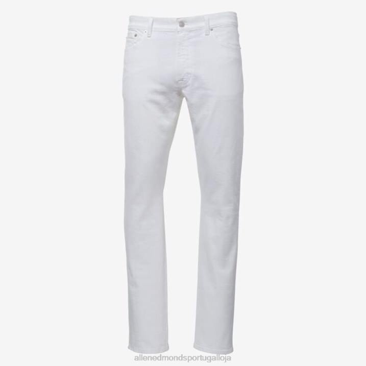 civilaire walker calça jeans slim reta 848L501 branco unissexAllen Edmonds