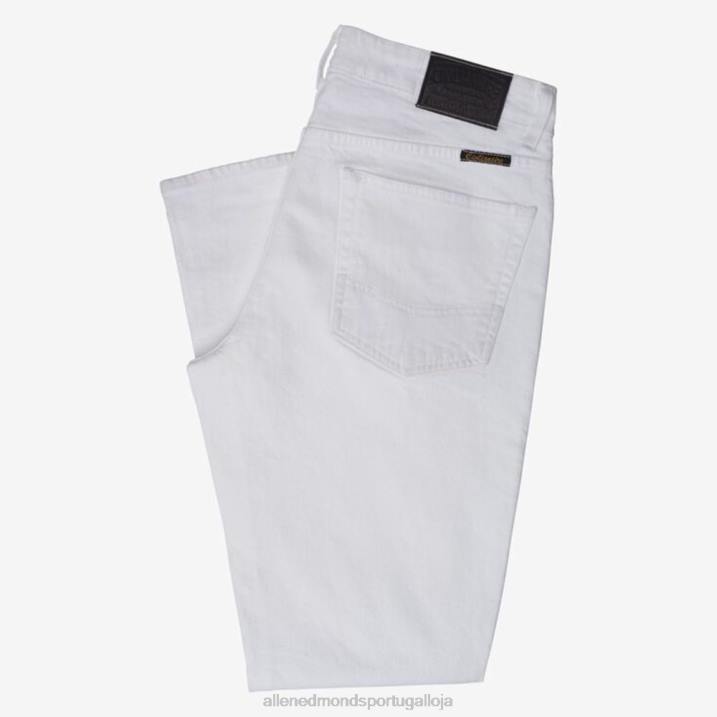 civilaire walker calça jeans slim reta 848L501 branco unissexAllen Edmonds