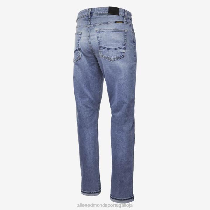 civilaire walker calça jeans slim reta 848L503 azul meio envelhecido unissexAllen Edmonds