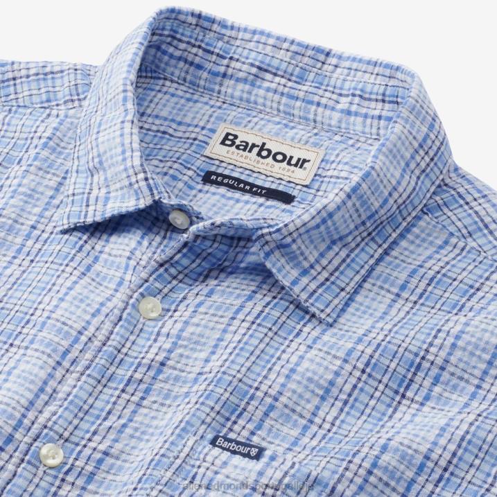 barbour camisa manga curta deanhill 848L216 marinha unissexAllen Edmonds