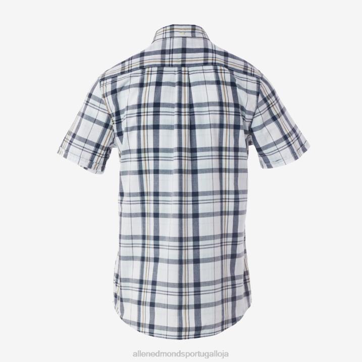 barbour furniss camisa manga curta 848L220 branco unissexAllen Edmonds