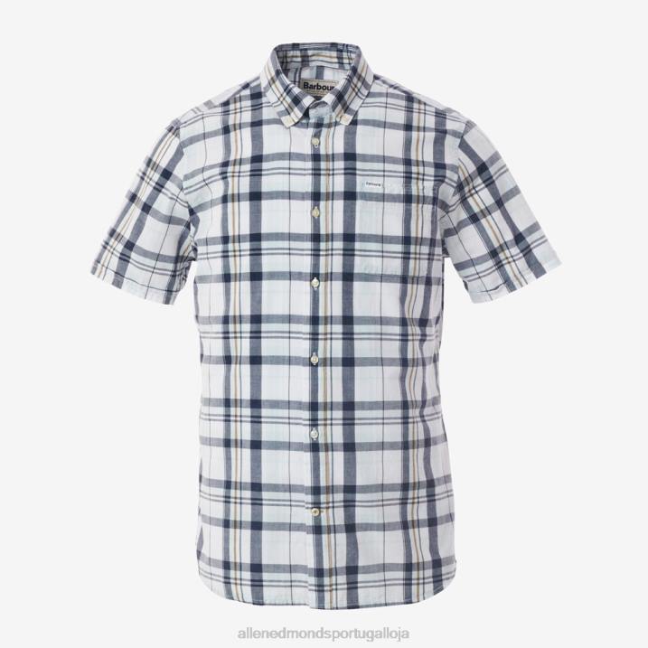 barbour furniss camisa manga curta 848L220 branco unissexAllen Edmonds