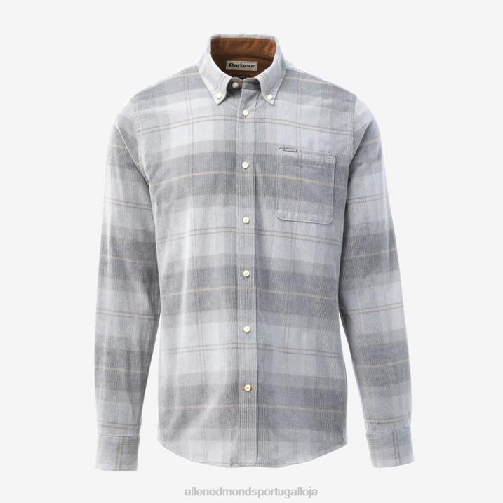 camisa alfaiataria barbour blair 848L209 cinza unissexAllen Edmonds