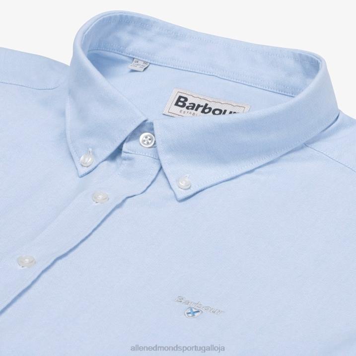 camisa social barbour oxford 3 848L212 céu azul unissexAllen Edmonds