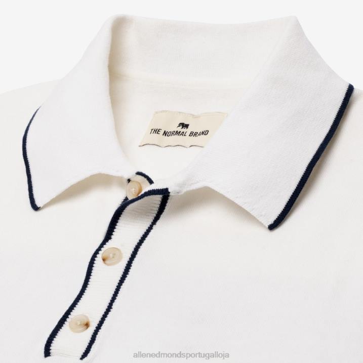 polo de tricô the normal brand robles 848L496 branco unissexAllen Edmonds