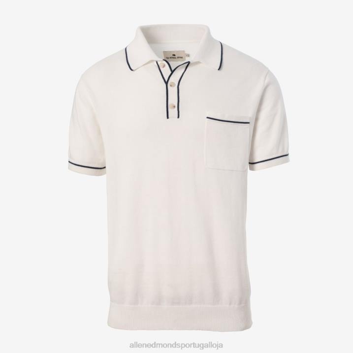 polo de tricô the normal brand robles 848L496 branco unissexAllen Edmonds