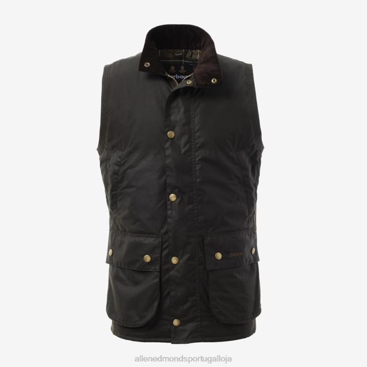 colete de algodão encerado barbour westmorland 848L215 Oliva unissexAllen Edmonds