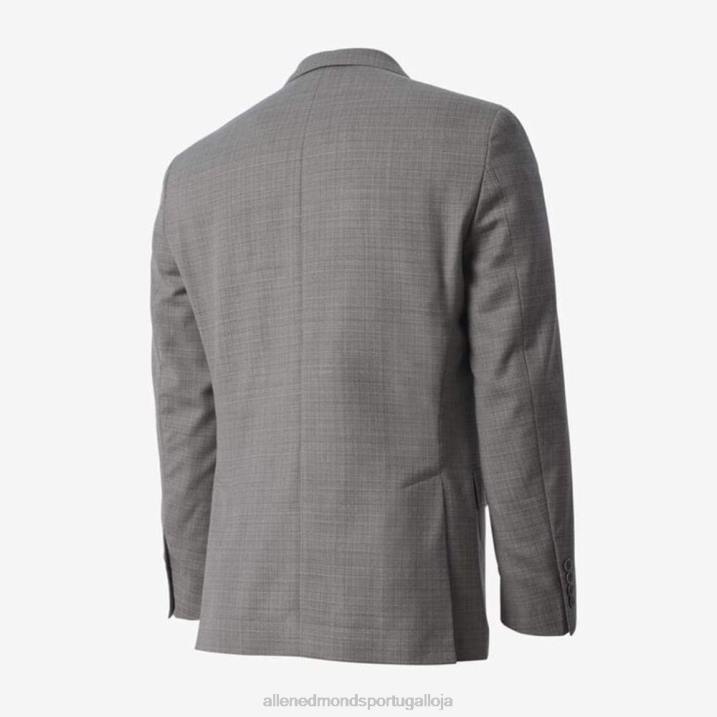 blazer texturizado 848L158 cinza unissexAllen Edmonds