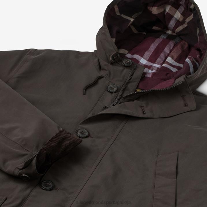 parka da cidade de barbour 848L234 marrom rústico unissexAllen Edmonds