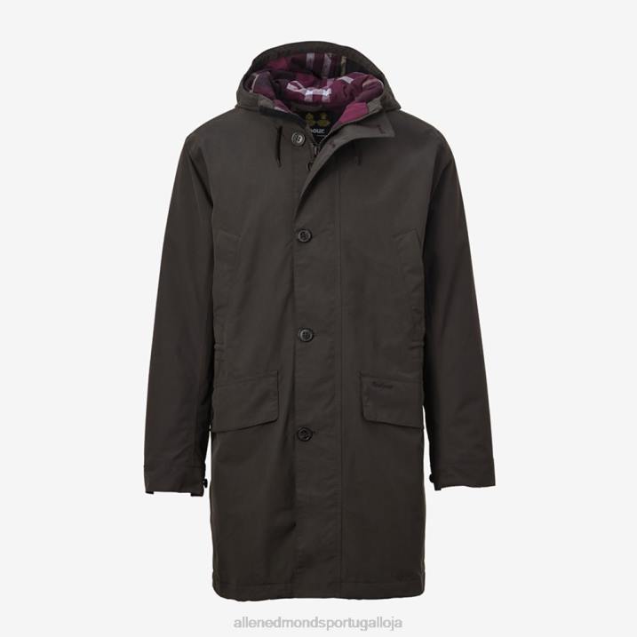 parka da cidade de barbour 848L234 marrom rústico unissexAllen Edmonds