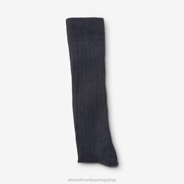 meias legais merino de meio da panturrilha 848L526 preto unissexAllen Edmonds